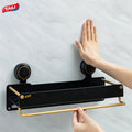 New Design Multifunctional Strong Bearing Kitchen Rack Wall Mounted Kitchen Spice and Towel Holders