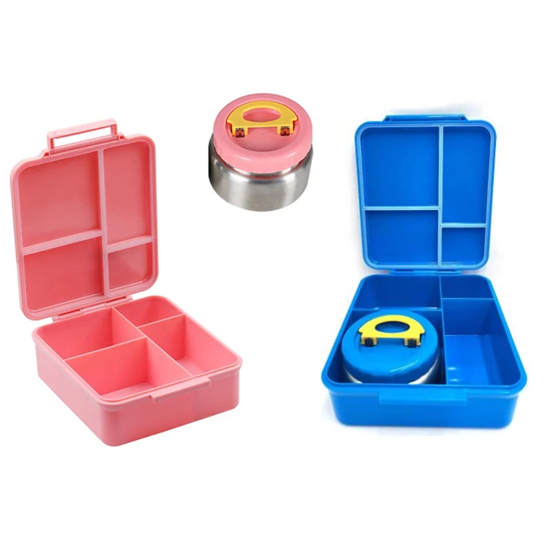 Food Storage Container Tritan School Lunch Bento Box Loncheras Escolares Kids Lunch Box With Thermos
