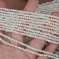 2.5-3mm Fresh Water Oval Pearl Beads Bulk Loose Pearls Freshwater Pearl Natural White  Loose Gemstonessmall Size Real Pear