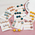 Metal Pearl Hairgrips 3pcs Set Hairpin for Woman Headwear INS Hair Clip Hair Accessories Styling Tools