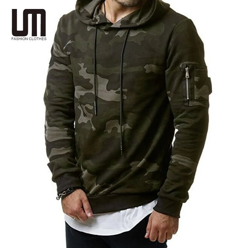 Liu Ming 2025 Hot Products Autumn Winter Fashion Men Casual Long Sleeve Sport Oversized Clothing Camouflage Sweatshirts