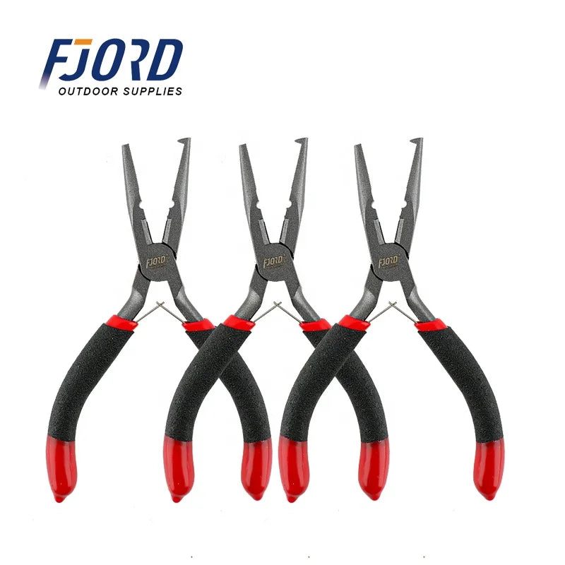 FJORD Hot Sale Small Cutting Pliers Split Rings Multi Function Stainless Steel Braid Pliers