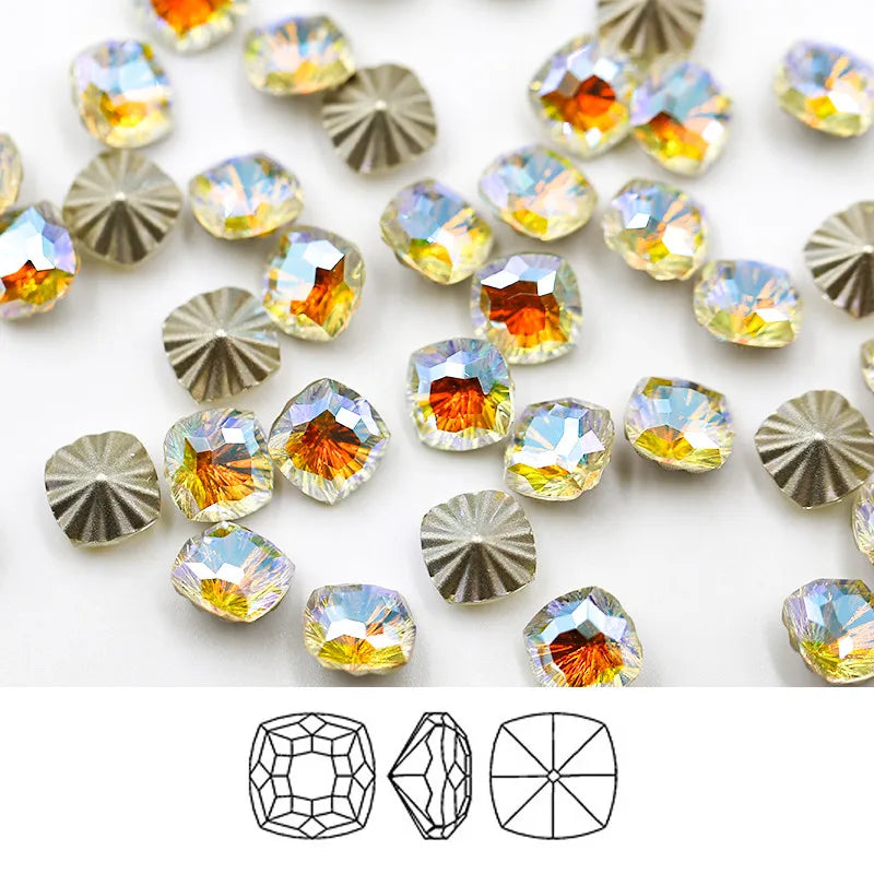 Paso Sico Wholesale China Manufacturer 100% Good Feedback K9 Glass Point Back Fancy Stone Rhinestone DIY Design