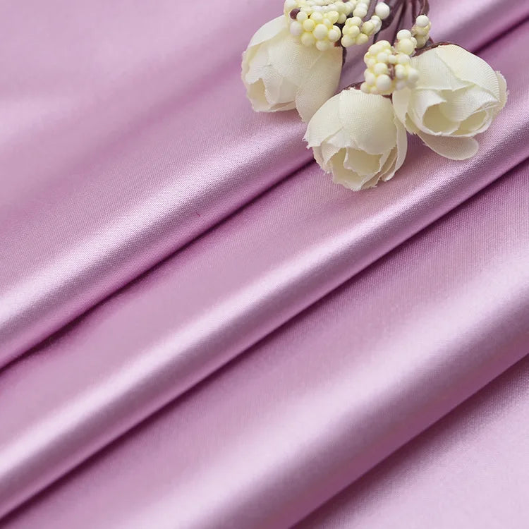 Satin Fabric 160g Woven Bright Simulated Silk Fabric High-end Dress Clothing Viscose Rayon Satin Fabric