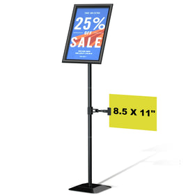CYDISPLAY A4 Adjustable Eco-Friendly Aluminum Floor Standing Poster Stand Sign Holder Advertising Board