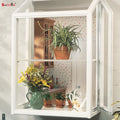 Modern Sliding Aluminum Garden Window Casement System for Villas Hotels UK Featuring Vertical Opening Pattern Aluminum Alloy