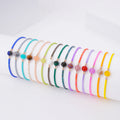 Wholesale Plain Colorful Round Natural Stone Beads String Handmade Miyuki Friendship Seed Bead Bracelets