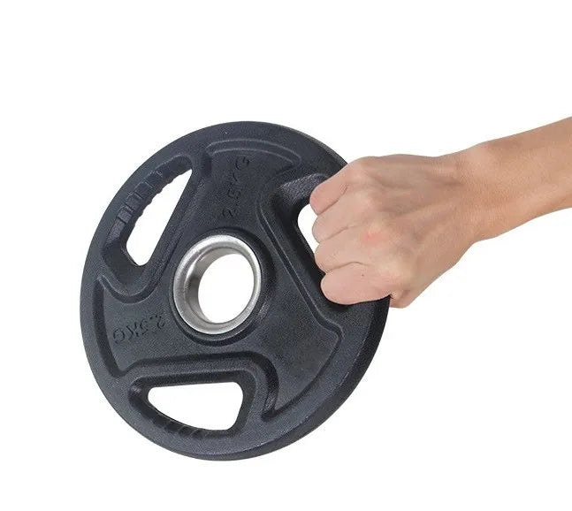 Manufacturer Direct Sales Cast Iron Weight Plate for Dumbbells Smooth Bread Glue Three Hole Design for Effective Weight Lifting