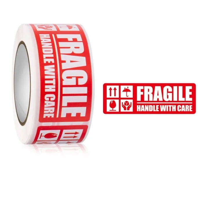 Custom Waterproof Adhesive Paper Fragile Sticker Handle with Care Warning Label Cheap Price