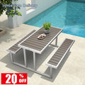 Discount Furniture Outdoor Dining Set Outdoor Street Tables Picnic Table and Chairs