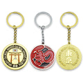 Factory Price Soft Enamel  City Name Keychain Scenic Area Sushi Keychain Souvenir Key Ring