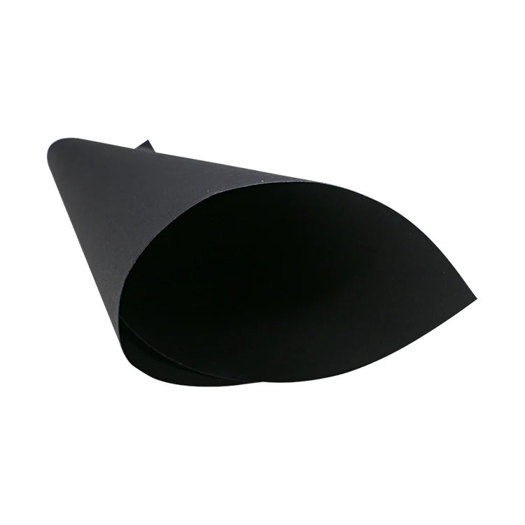 Gift Small Packaging Cardboard: Thick Black Paper Board Roll Custom Eco-friendly Black Cardboard.