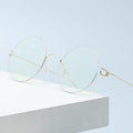High Quality Super Light Titanium Anti Blue-ray No Screw Eyeglasses Frame Women Men Fashion Round