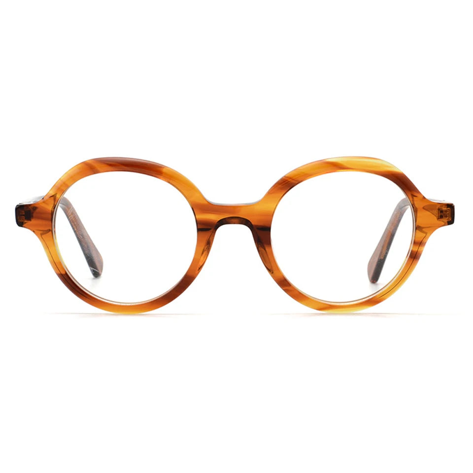 Hot Selling New Designer Round Acetate Unisex Eyeglasses Frames