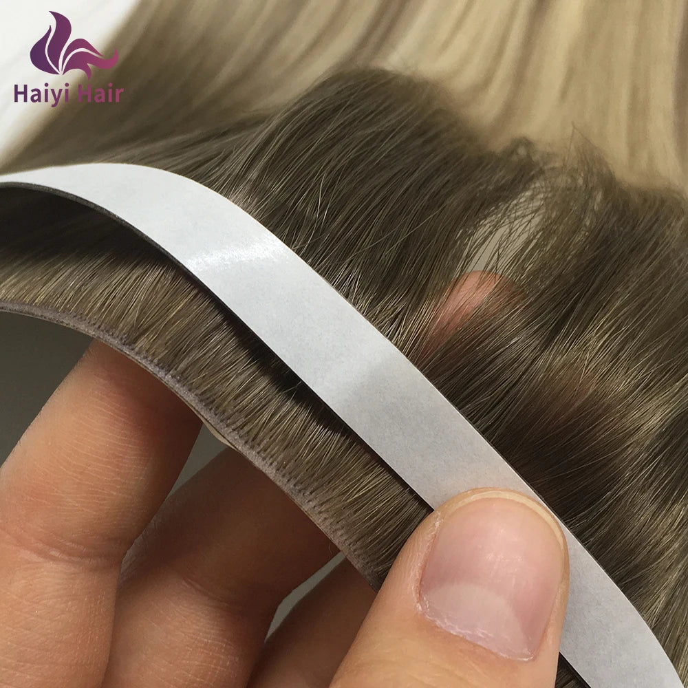 2026 Double Drawn Seamless Genius Invisible Tape Weft Hair Extension Long Tape Weft Hair Extension