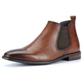 2024 Trendy Top Grade Genuine Leather Chelsea Boots Breathable Handmade Wear-Resistant Top Layer Cowhide Mens Casual Dress Shoes