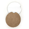 RubySub MDF Custom Car Coasters Sublimation Wooden Cork Coasters Blank