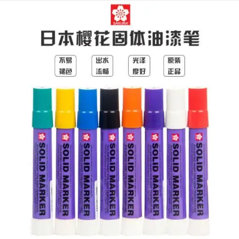 Sakura Solidified Paint Solid Marker Solid Paint Marker White Solid Marker