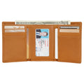 Slim Purse Wholesale Custom ID Credit Card Holder Trifold Wallet RFID Business Cardholder Leather Wallet