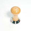 Top Seller 1PCS Flat Base Espresso Coffee Grinder Stainless Steel with Wooden Handle Cafe Power Press Coffee Tamper