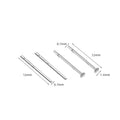 Wholesale 925 Sterling Silver Ear Pin 12mm Flat Pad Earring Posts Ear Studs Accessories Head Pin Stud