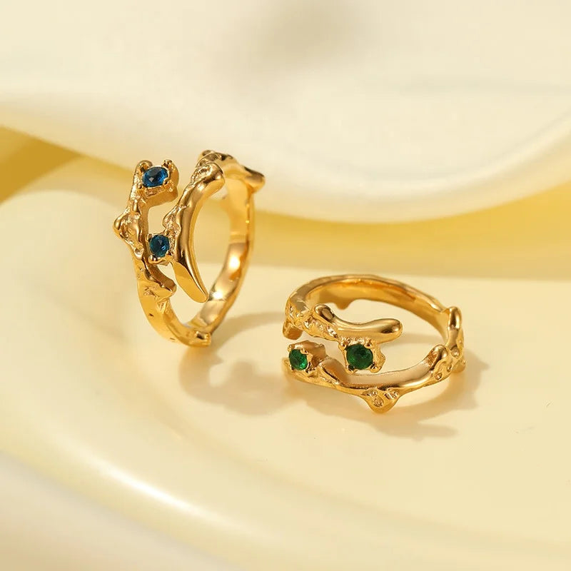Gold Plated Ring Exquisite Women's Jewelry Sticky Diamond Zircon Ring Luxury Shining Jewelry for Women