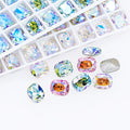 Crystal Rhinestones Custom Plating Color Point Back K9 Fancy Stone Wholesale Crystal Beads for Jewelry Nail Art Diy Accessories