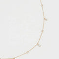 LOZRUNVE Boho Jewelry 925 Sterling Slilver Jewlery Circle Rectangle CZ Charm Necklace Choker