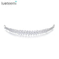 LUOTEEMI Italy Jewelry New Arrival Bridal Hair Accessories Woman Braided Designer Headband Wedding Hairband