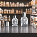 Custom Logo Luxury Perfume Bottle 30ml 50ml 100ml Empty Flat Glass Decal Polish Surface Unique Packaging Pump Sprayer