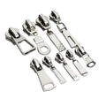 Wholesale Metal Resin Nylon Hanging Plating Nickel Silver High-grade Zinc Alloy Zipper Head Zip Lock Head Puller