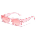 Women's Small UV400 Square Plastic Sunglasses Fashionable Personality 15 Colors Sun Glasses Shield Boxed