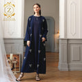 Zaynab Dubai Casual Abaya Stylish Jalabiya Dress for Women Saudi Arabia Dubai Muslim Clothing