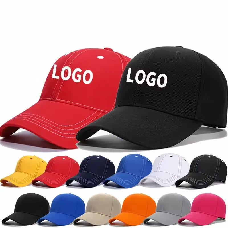 2024 New OEM Custom Cap 3D Embroidered Baseball Cap Metal logo Custom Flat Top Sports Designer Cap