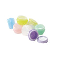 Double Wall Plastic Mini Size Cosmetic Jars 5ml 10ml 30ml Colorful Mushroom Plastic Candle Portable Eye Cream Double-wall Jar