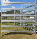 Cattle Fencing Panels Metal Fence Post Galvanized Round Tube Cattle Panel Gates