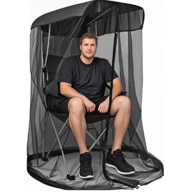 Modern Style Outdoor Swing Chair Canopy Courtyard Courtyard Mosquito Net & Garden Shading Bed Yarn Net MegaBDM
