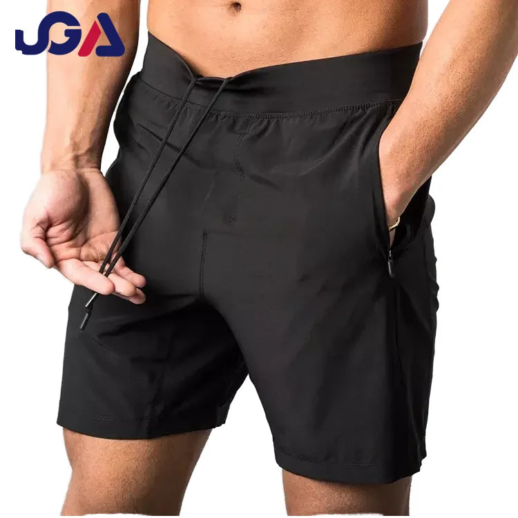 Custom Logo Polyester Breathable Mens Sportswear Wholesale Men High Quality Sports Shorts With Pocket