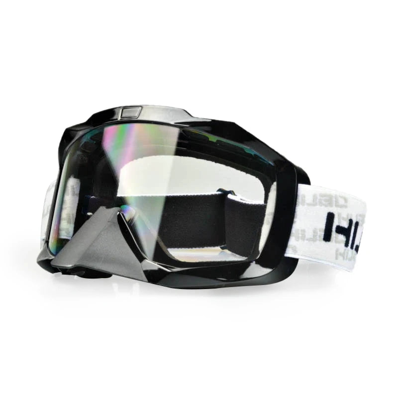 HUBO 101 Motorcycle Racing Goggles TPU Frame PC Lens UV400 Protection Adjustable Strap ATV UTV Dirt MX Motocross Custom