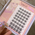 Handmade Natural Volume Thick Grafted Synthetic Hair False Eyelash Extensions Makeup