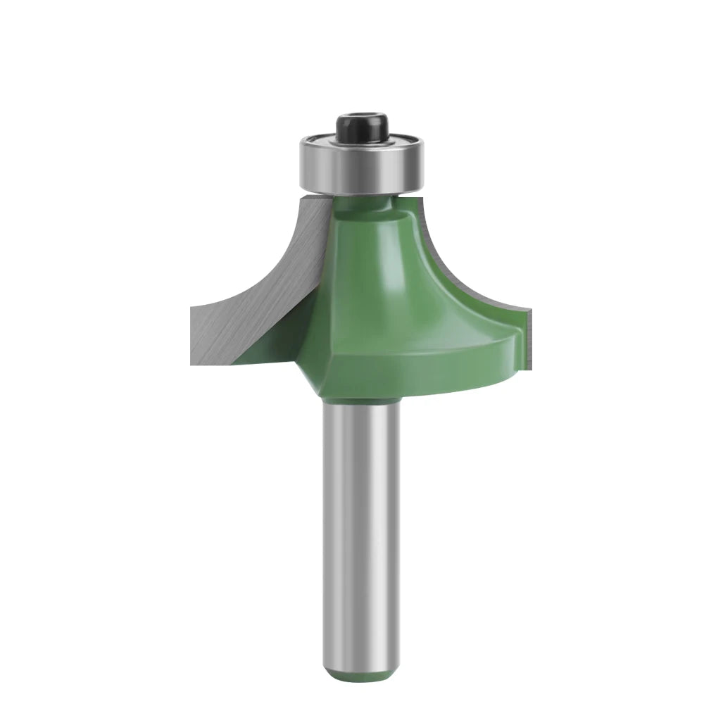 LAVIE 1pc 8mm Corner Round Over Router Bit with Bearing for Woodworking Tool Tungsten Carbide Milling Cutter-C MC02022