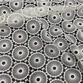 Water Soluble Full Lace Wholesale Hollow Circle Polyester Fine Thread Dress Accessories Children's Embroidered Lace