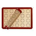 Food Grade Non-Stick Kitchen Pastry Macaron Silicone Baking Mat Set Oven Safe