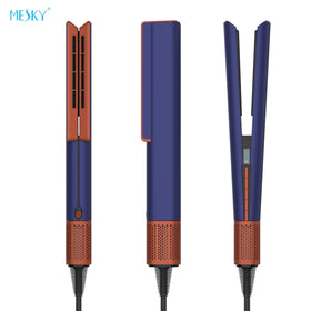 Mesky Oem Fast Hot air Styler Wet Dry 2 in 1 Comb Alisado De Cabello air Flow Hair Straightener Negative Ion Airflow Drying