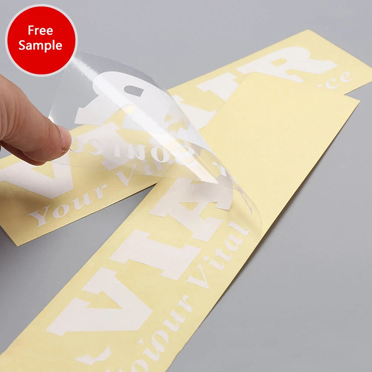 Adhesive Waterproof Logo Label Pvc Custom Stickers UV Proof Die Cut Sticker Printing