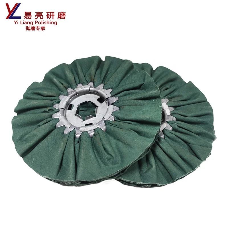 Customizable OEM Automatic Machine for Glass Polishing Stainless Steel Metal Hardware Pleated Green over Pulp Wind Cloth Wheel