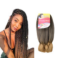 Wholesale 24Inch Braid Expression Hot Water Setting Ombre Pre Stretched Braiding Hair Pre Stretch Bulk Hair