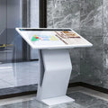Floor Standing Android Kiosk Touch Screen Digital Kiosk Horizontal Freestanding Digital Kiosk Stands 55 Inch