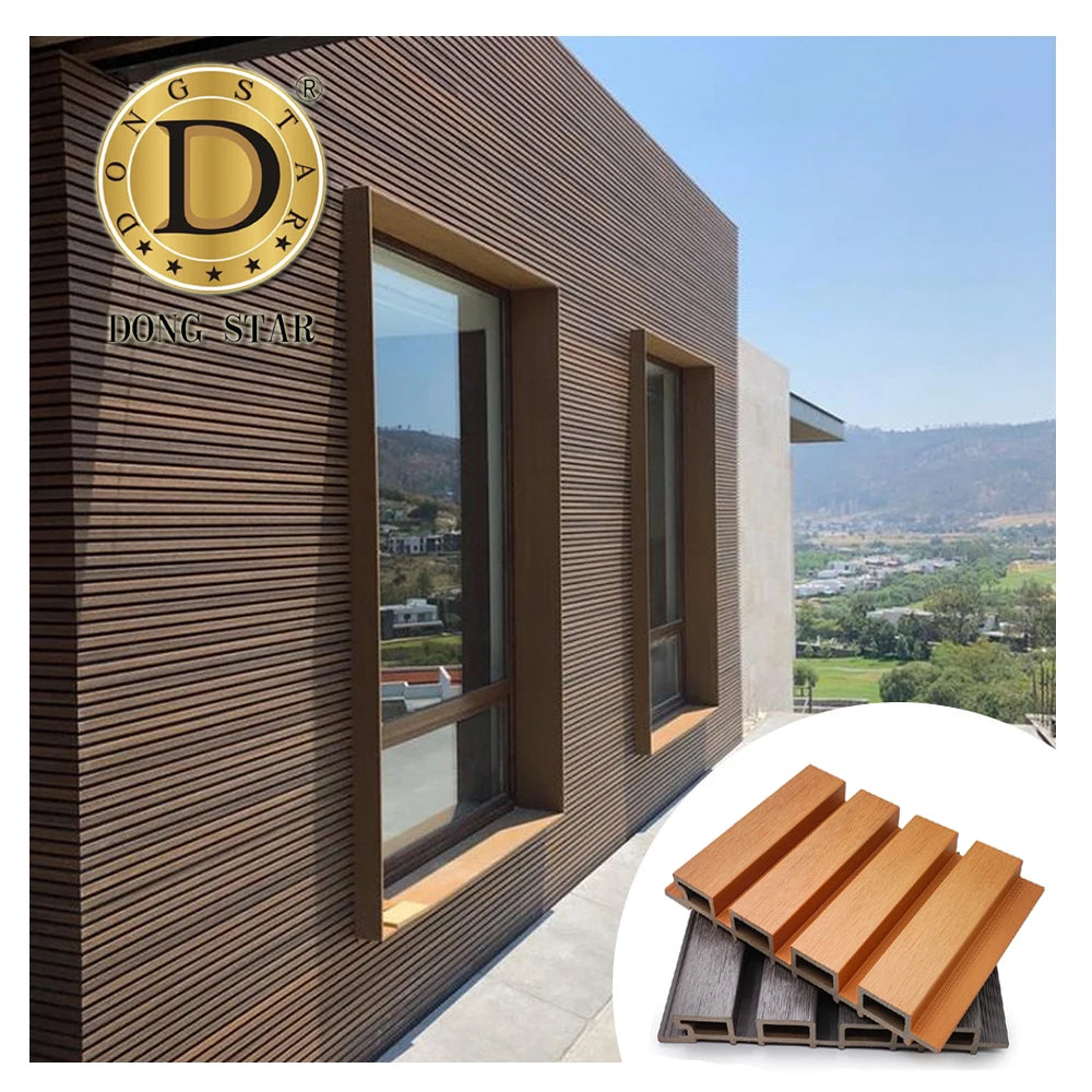 Manufacturer Price High Quality Waterproof Co Extrusion Exterior Wood Plastic Composite WPC Wall Cladding Boards Outdoor