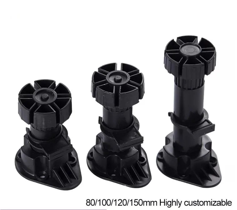 ABS Adjustable Cabinet Furniture Legs-Strong & Easy Installation Modern Design for Kitchen Bedroom & Office Use Customized Color
